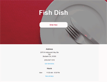Tablet Screenshot of fishdishburbank.com